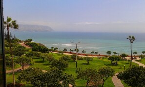 Blick von der Unterkunft