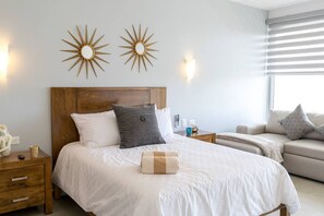 1 soverom, strykejern/-brett, wi-fi og sengetøy