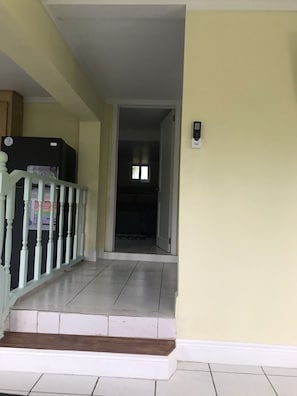 Hallway leading to bedroom