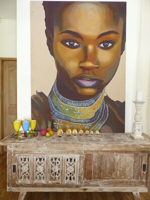 Interior - Typical Colonial Villa where time seems to have stood still Conciergerie Prof.) (Pointe aux Piments)