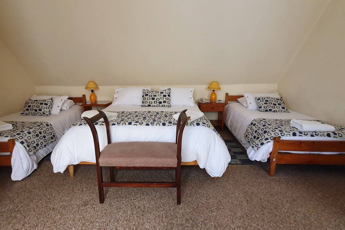 Hypo-allergenic bedding, down duvets, in-room safe, free WiFi