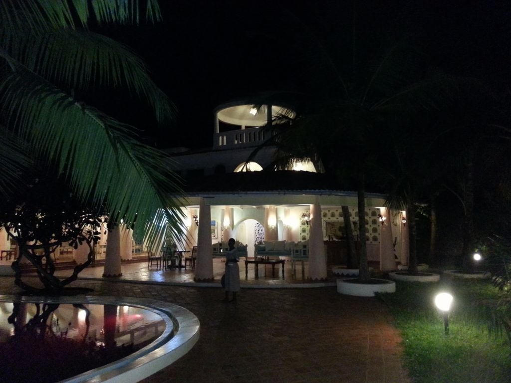 Front of property – evening/night