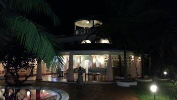 Front of property – evening/night