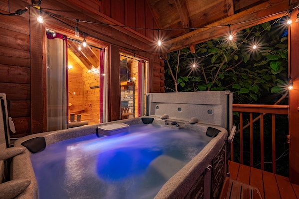 Baignoire à remous extérieure