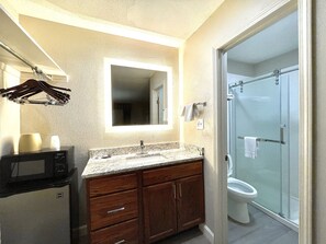 Free toiletries, hair dryer, towels