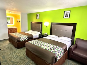 Basic Double Room | Dilengkapkan perabot secara berasingan, Wi-fi percuma, cadar katil 