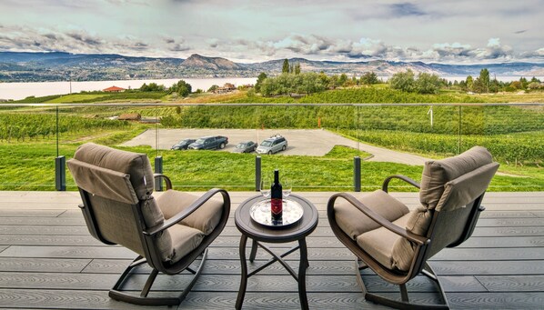 Chardonnay Room | View from room - Therapy Vineyards & Inn (Naramata)
