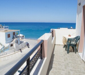 Blick vom Balkon