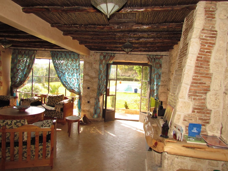 Essaouira, Villa Met Zwembad, Park. - Marokko