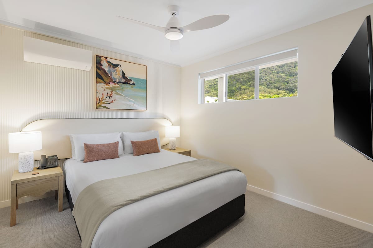 Apartamento estándar, 1 habitación | 2 dormitorios, tabla de planchar con plancha, wifi gratis y ropa de cama