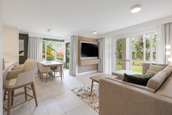2 Bedrooms Apartment | Living area | Flat-screen TV