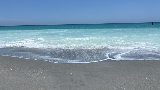 A beach with clear turquoise water and a sandy shore. - Great location! Private fenced backyard. March/April 2027 available (Englewood)