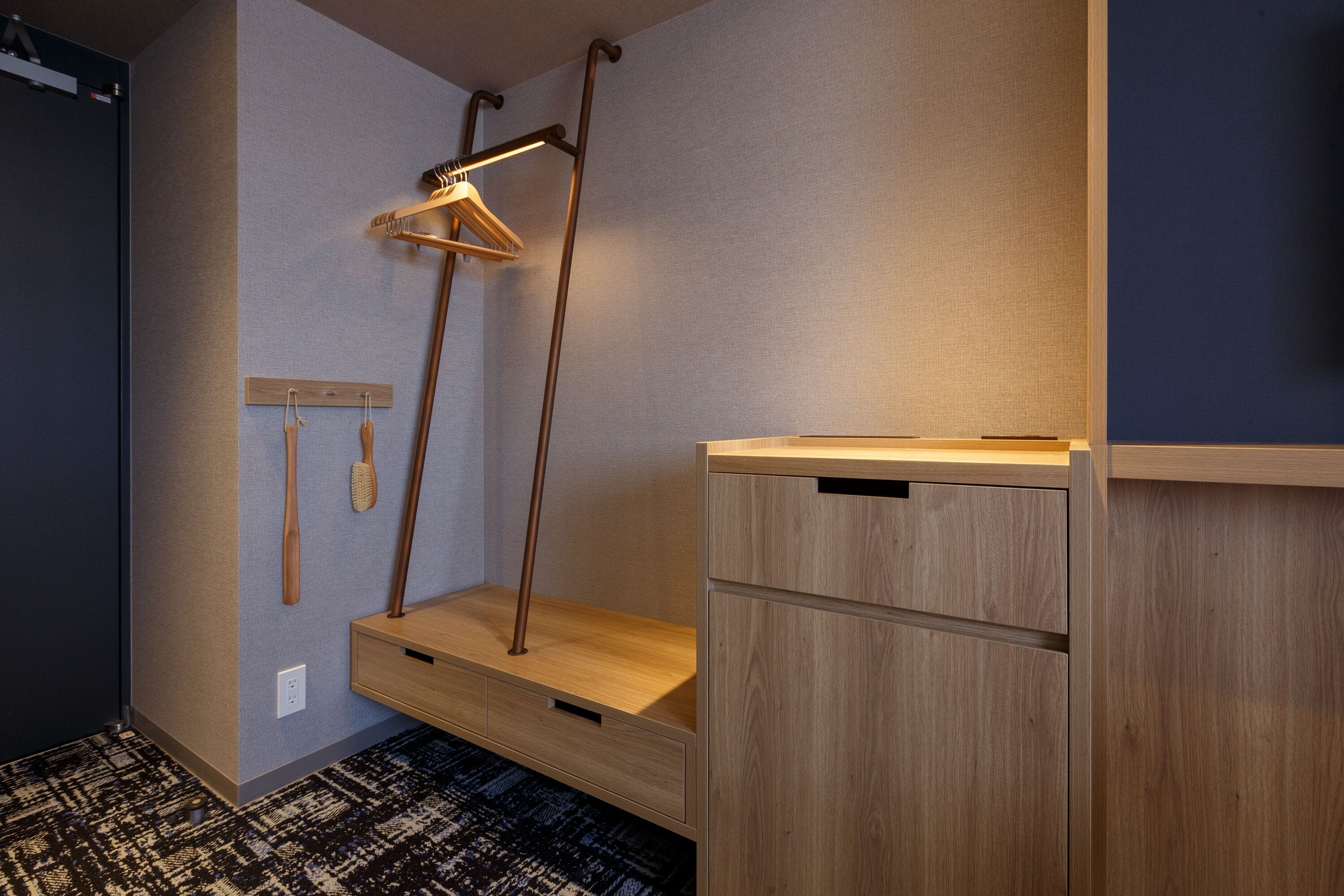 blackout curtains, iron/ironing board, free wifi, bed sheets