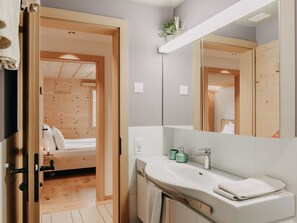 Separate tub and shower