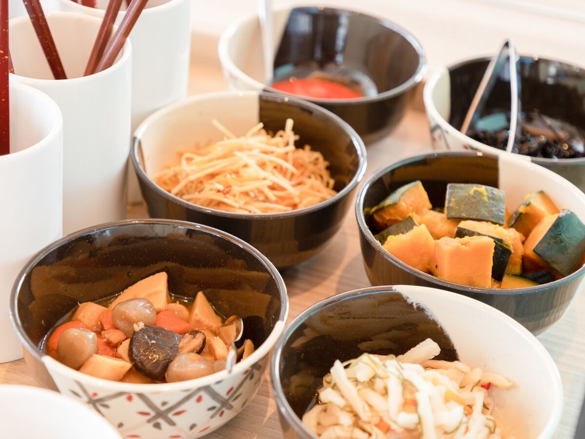 朝食ビュッフェ