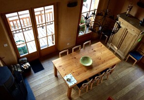 Dining - MUST: Chalet1610 sq.ft, 180°panorama, sauna&hammam, family&friends, ski AlpeHuez (Villard-Reculas)