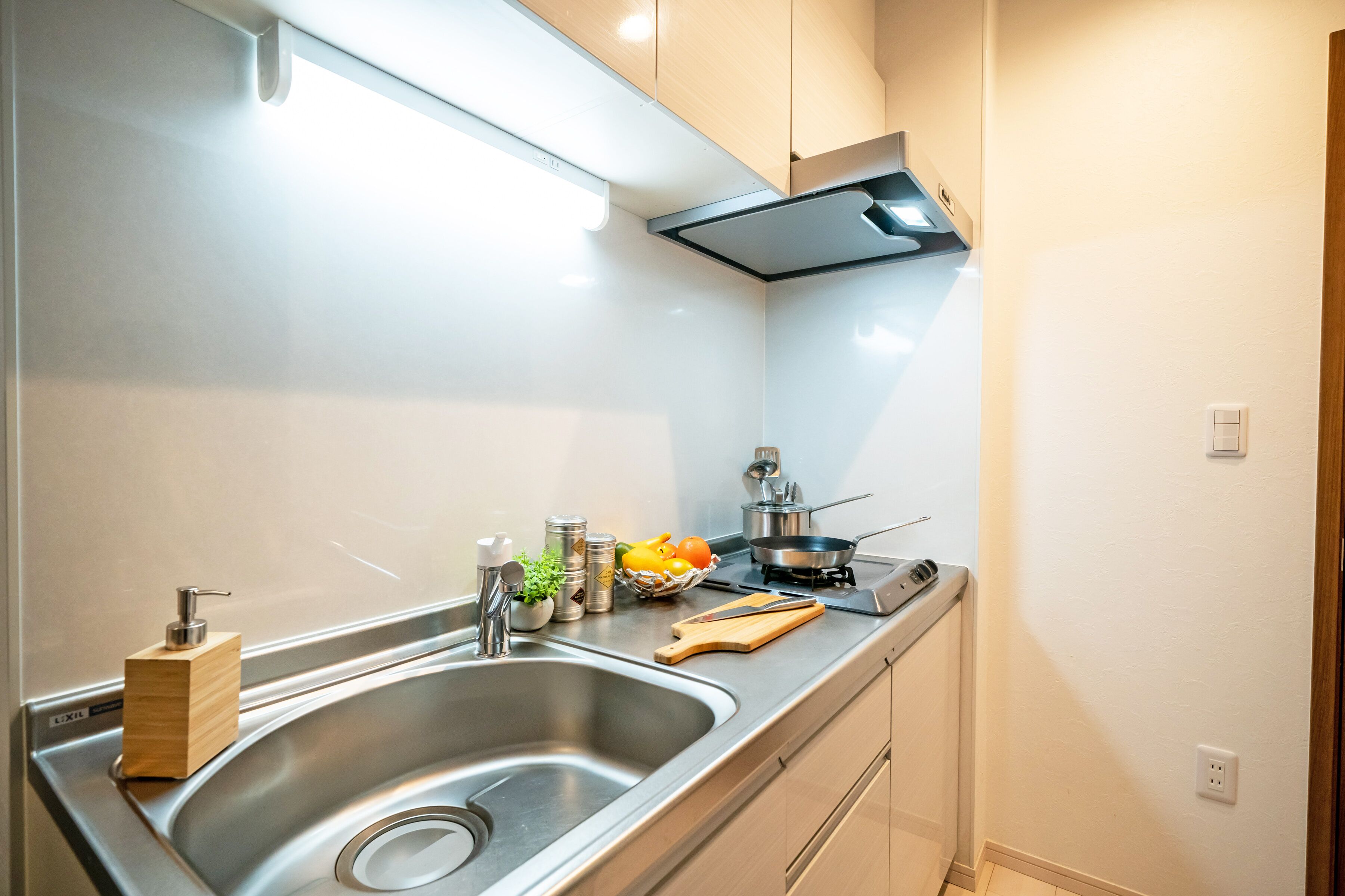 Apartamento, 1 quarto (#3,5) | Cozinha privada | Geladeira, micro-ondas, cooktop, chaleira elétrica