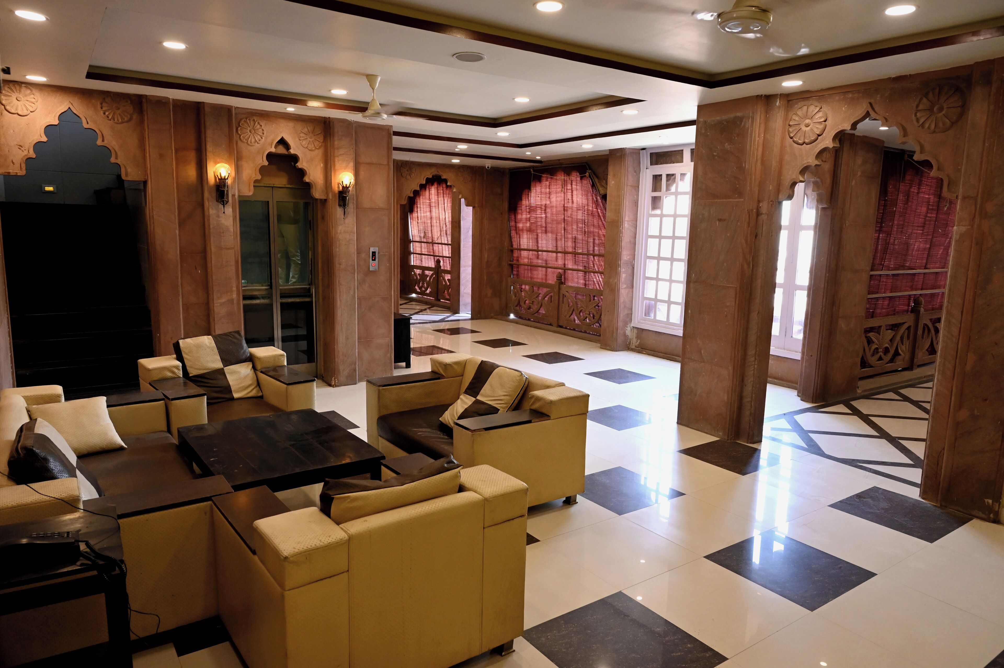 Sala de estar en el lobby