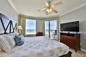 4 bedrooms, iron/ironing board, internet, bed sheets - 1st Floor Marisol 4BR 3BA End Unit w/ Beach Chairs included!! (Panama City Beach)