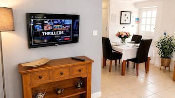 House, 2 Bedrooms | Living area | Flat-screen TV, DVD player