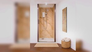 Casa, 2 quartos | Banheiro | Secador de cabelo, toalhas de banho