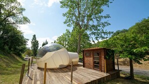 Double Room (La Bulle Lodge) | Terrace/patio - Les Perles Catalanes (Vinca)