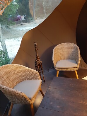 Double Room (La Bulle Ethnic') | Living area - Les Perles Catalanes (Vinca)