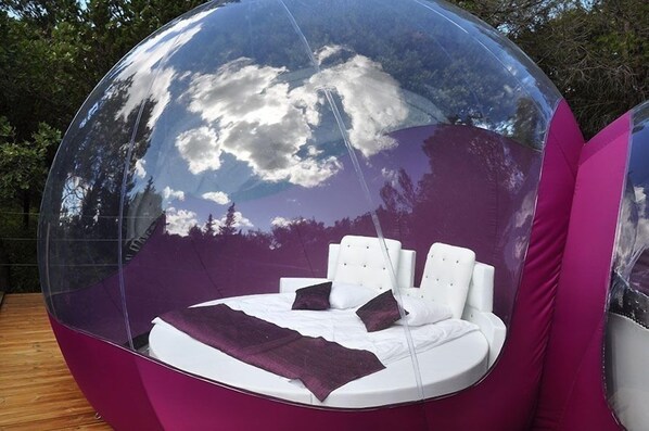 Double Room (La Bulle Glam') | Free cribs/infant beds, bed sheets - Les Perles Catalanes (Vinca)
