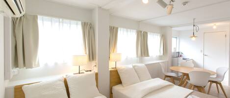 Studio Apartment #2,3 | Desk, laptop workspace, blackout drapes, free WiFi