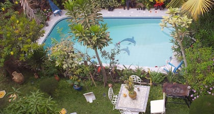 Villa keur Bibou Ile de Ngor private pool and Jaccuzi private air-conditioned boat