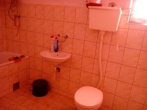 Towels, soap, toilet paper