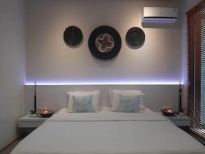 2 slaapkamers, een kluis op de kamer, een strijkplank/strijkijzer, wifi