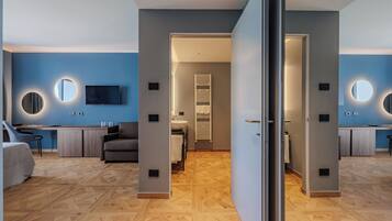 Superior Triple Room, Lake View | 1 bedroom, pillowtop beds, minibar, in-room safe