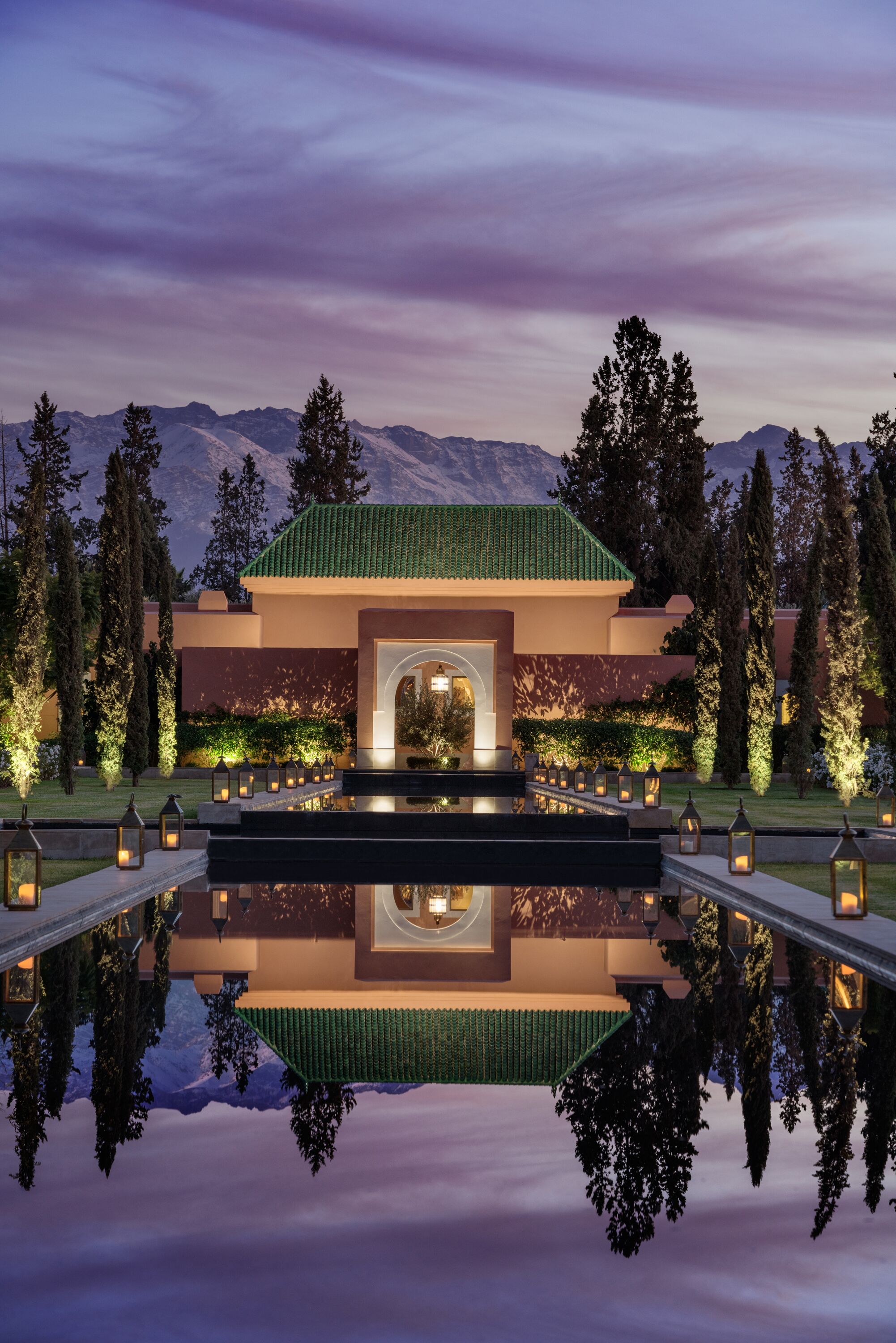 Front of property - evening/night