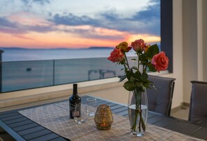 Apartment, 2 Bedrooms, Sea View, Beachfront (App 2) | Balcony - Villa Four Brothers Middle Floor (Podstrana)