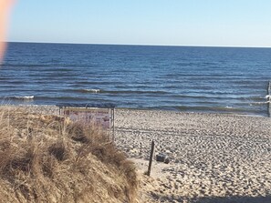 Vue sur la plage/l’océan