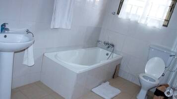 Free toiletries, towels