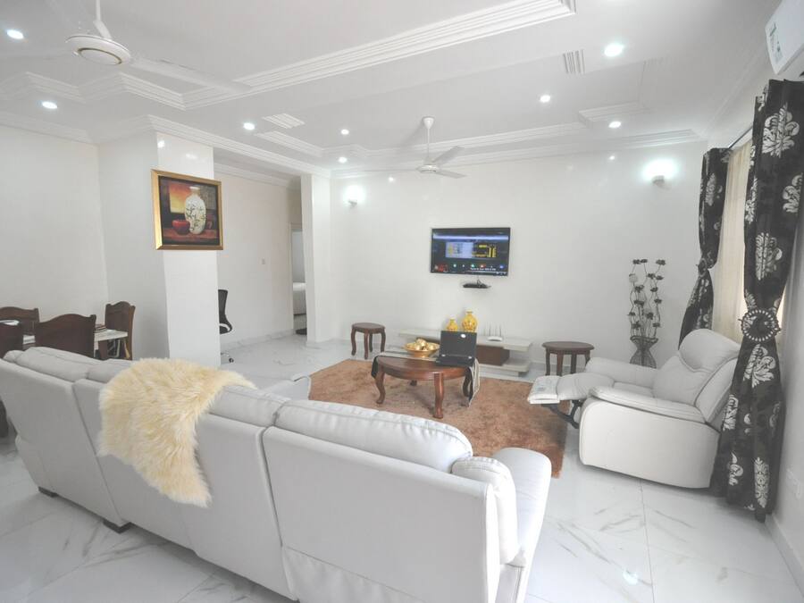 Individually decorated, individually furnished, laptop workspace