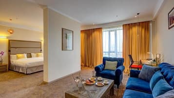 Suite, Mountain View | 1 bedroom, premium bedding, Select Comfort beds, minibar