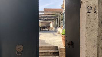 Majoituspaikan julkisivu