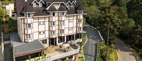 Overnatningsstedets facade