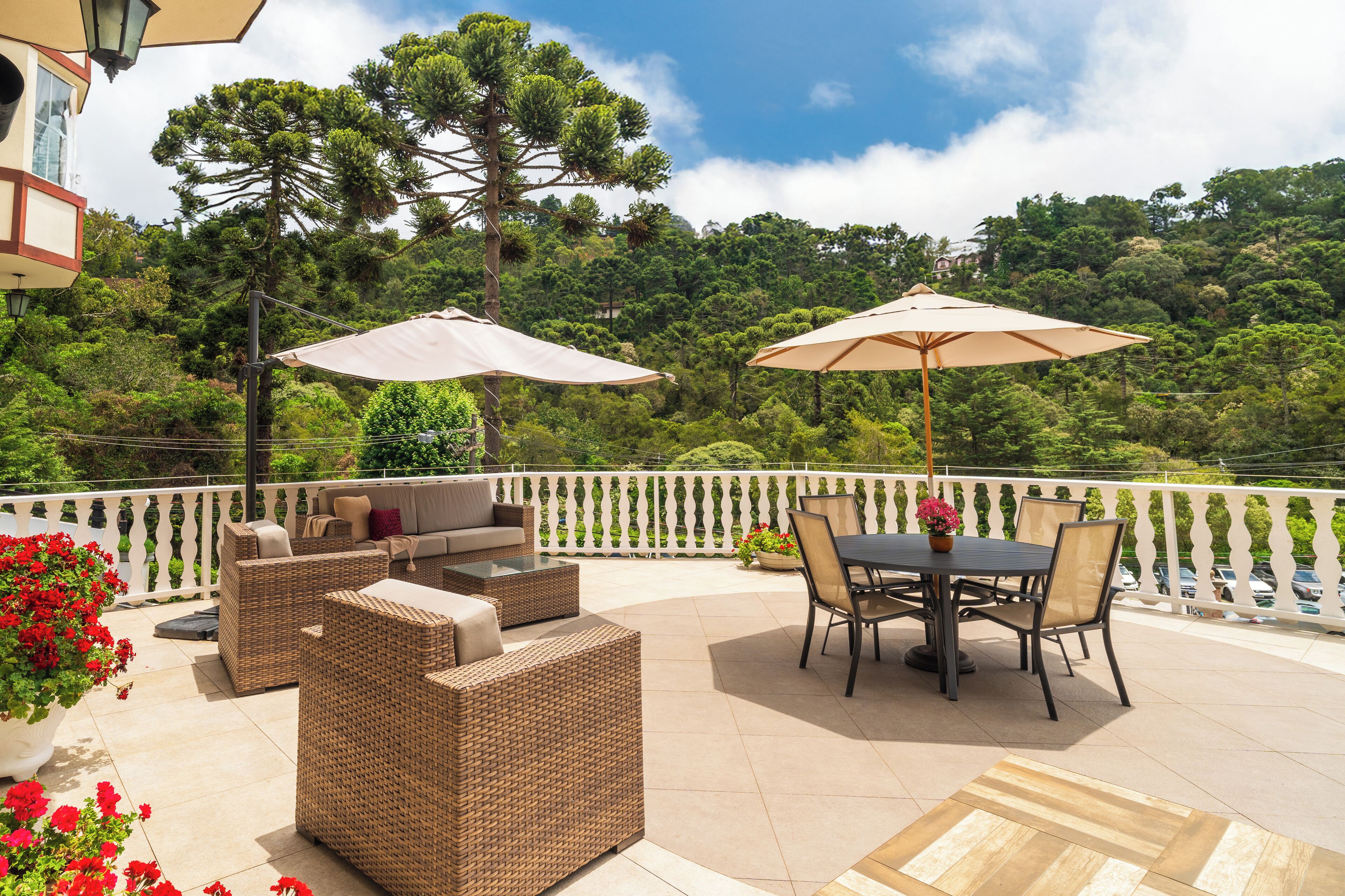 Vue depuis l’hébergement