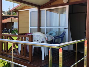 Bungalow, 1 Bedroom | Terrace/patio - Camping Buenavista in Perlora (Carreno)