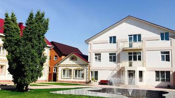 Majoituspaikan julkisivu