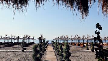 Private beach