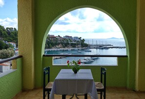 Double or Twin Room, Sea View | Balcony view