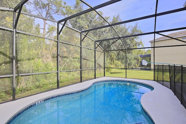 Private pool. Ask to get it heated during your stay!