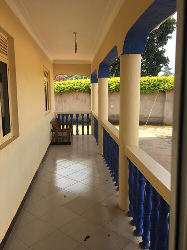 House near the source of River Nile and Jinja town