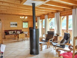 Télévision, cheminée