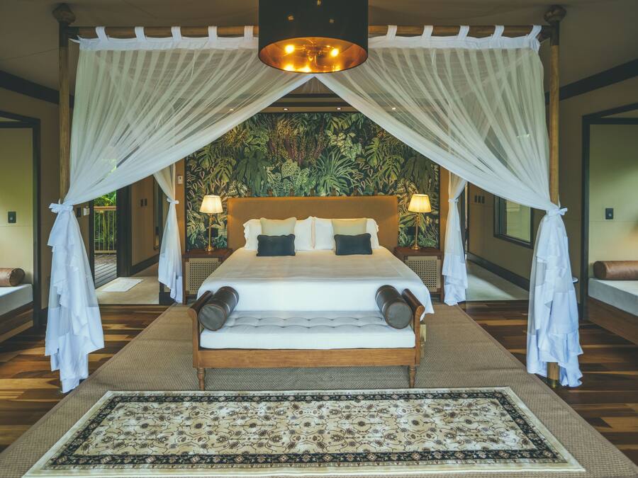 Premium bedding, down comforters, minibar, in-room safe